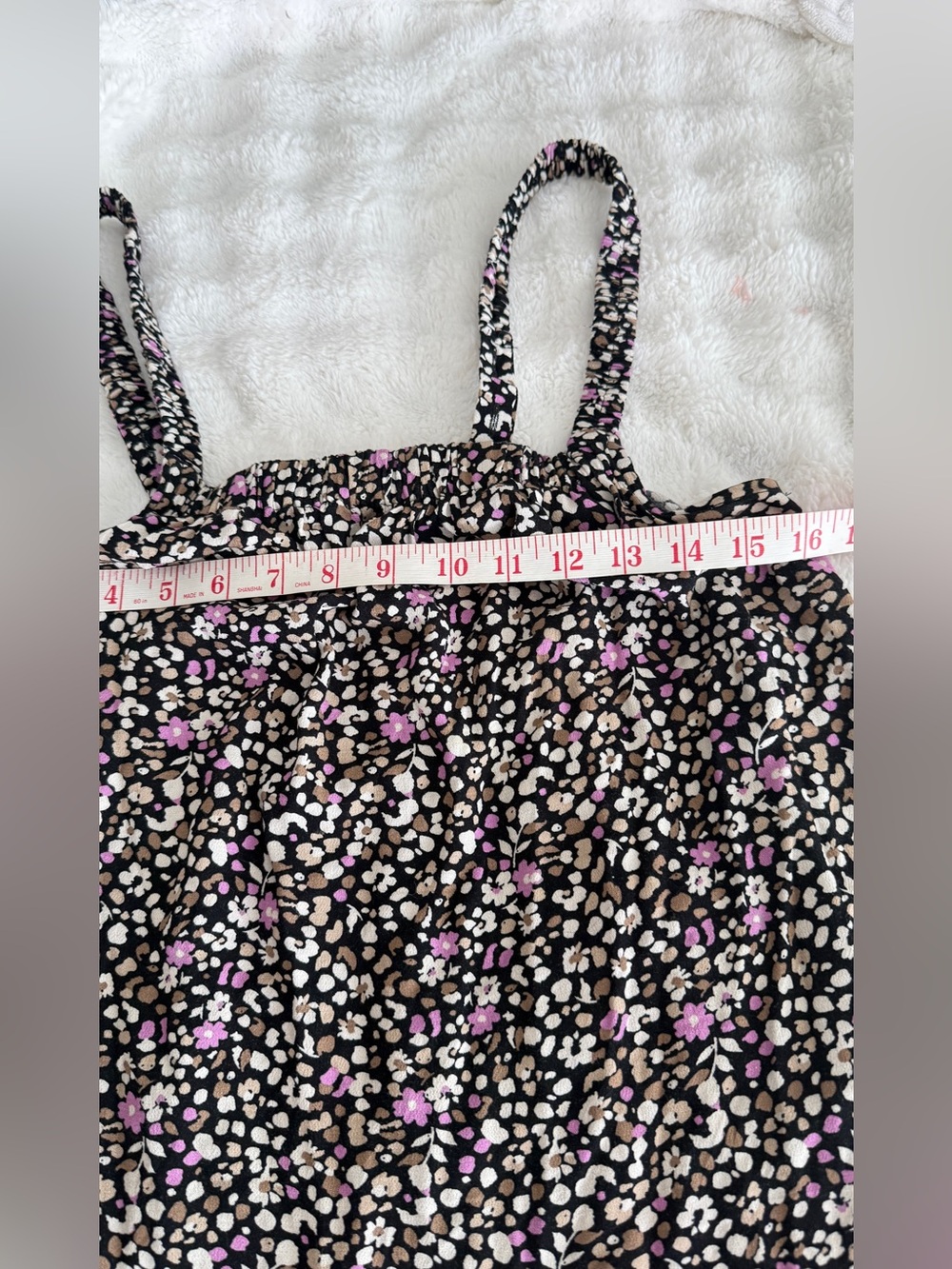 saltwater LUXE Black Maxi Skirt with Pink and Cream Floral Print - Picture 4 of 6
